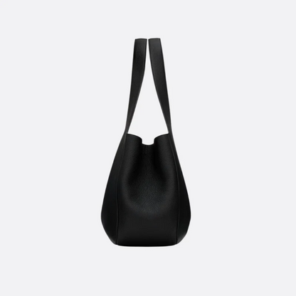 Genarbte Ledertasche